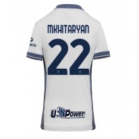 Camiseta Inter Milan Henrikh Mkhitaryan #22 Segunda Equipación Replica 2024-25 para mujer mangas cortas